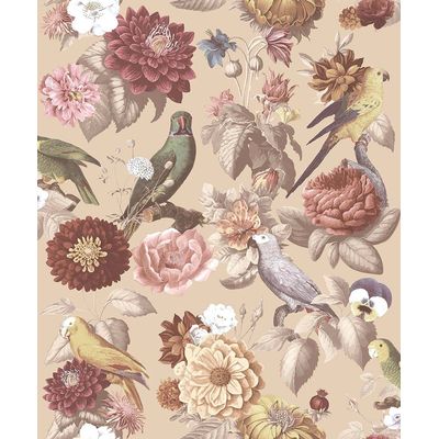 Papel de Parede Botany House Floral Bege 15548
