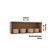 Armário Aéreo Basculante 120cm 1 Porta Essenza Luciane Móvei Andorra/cinza Puro