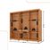 Guarda Roupa Casal Connor Mdf 3 Portas 2 Gavetas Com Espelho Naturalle/off White