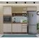 Cozinha Completa 4 Pçs Espaço Micro-ondas E Tampo 270cm Lari Vanilla-connect