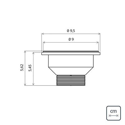 Cuba de Embutir Lavínia Aço Inox Acetinado 40 BL - Tramontina 94020/107