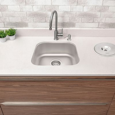 Cuba de Embutir Lavínia Aço Inox Acetinado 40 BL - Tramontina 94020/107