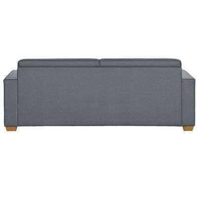 Sofá Living Com 4 Lugares 2.20M Linho Corriente Cinza