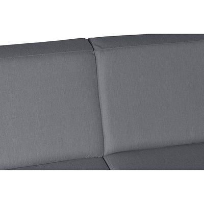 Sofá Living Com 4 Lugares 2.20M Linho Corriente Cinza
