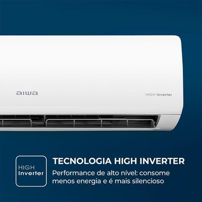 Ar Condicionado Aiwa Split High Wall High Inverter 24.000 Btus Frio AWS-AC-24F 220V