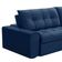 Sofá Retrátil Reclinável 3 Lugares 250cm Argon F05 Veludo Azul - Mpozenato