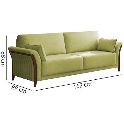Sofa 2 Lugares 162 Cm Royalle Linho Tce 1027 Moll Tce 1027