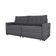 Sofá Cama Reclinável 2 Lugares 220cm Nayla Boucle Cinza Matrix Boucle Cinza
