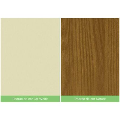Painel Para Tv Ate 65" Kiara Casa 812 Nature Off White