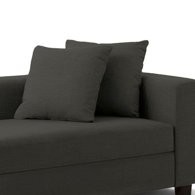 Recamier Divã Aspen 1,40m Veludo Preto - Inova Decorações
