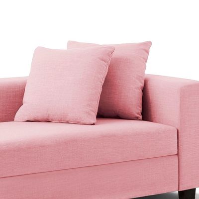 Recamier Divã Aspen 1,40m Corino Rosa Bebe - Inova Decorações