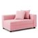 Recamier Divã Aspen 1,40m Corino Rosa Bebe - Inova Decorações