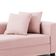 Recamier Divã Aspen 1,60m Suede Rosa Bebe - Inova Decorações