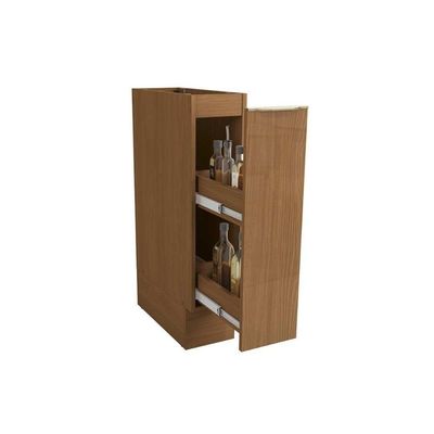 Balcão Cozinha Modulado Vibra T621 Porta Tempero S/tampo 20cm Canela Lacca Kappesberg