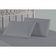 Kit Fronhas Nobre 2 Peças 50cm X 70cm Malha 100% Algodão - Cinza