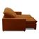 Sofa Retratil Reclinavel 2 Lugares 1,90m Atlantis Veludo Laranjado Lansofbr
