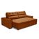 Sofa Retratil Reclinavel 2 Lugares 2,00 Vitória Veludo Terracota Lansofbr