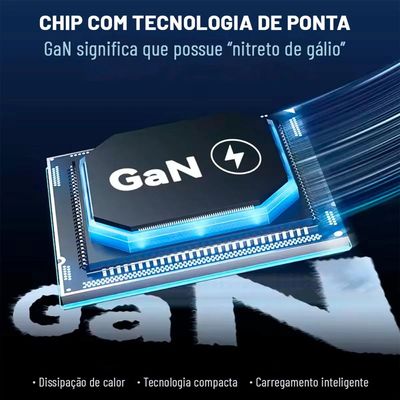 Carregador Ultra Turbo 100w Fast GaN Compativel: iPhone 15 ou Superior, Notebooks Baterias PPS, Drones Branco