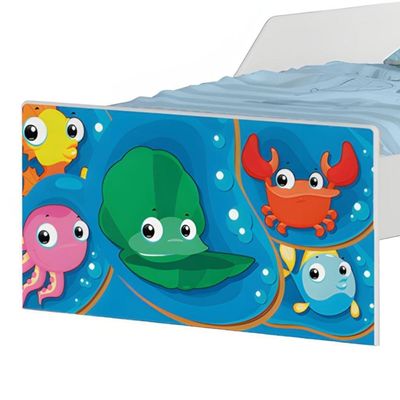 Mini Cama Fundo Do Mar Peixinhos