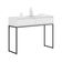 Aparador Buffet Rio 2 Gavetas Para Sala 90 Cm Branco