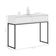 Aparador Buffet Rio 2 Gavetas Para Sala 90 Cm Branco