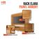 Rack Bancada Elara E Painel Armony Cinamomo Com Aparador Fiero Off White Cinamomo - Hb Móveis