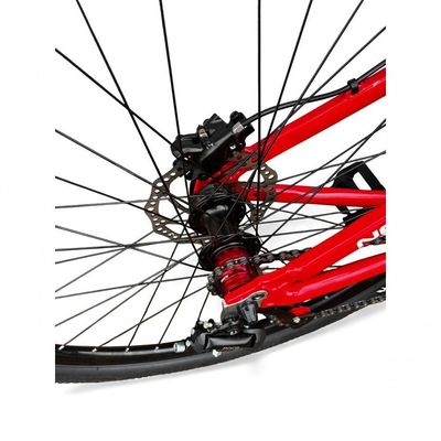 Bicicleta aro29 Absolute Nero 5 Freeride K7 Single Freio Hidraulico Shimano Garfo Rigido vermelho