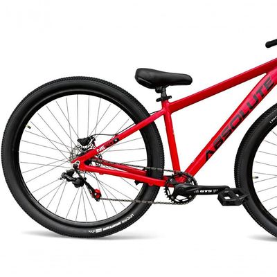 Bicicleta aro29 Absolute Nero 5 Freeride K7 Single Freio Hidraulico Shimano Garfo Rigido vermelho