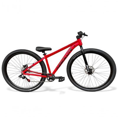 Bicicleta aro29 Absolute Nero 5 Freeride K7 Single Freio Hidraulico Shimano Garfo Rigido vermelho
