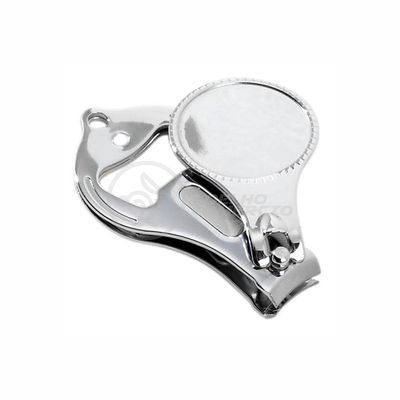 Kit 5 Cortador De Unha Com Lixa Pé E Mão Aço Inox Abridor De Garrafa Chaveiro 3 Em 1 Atacado Redondo