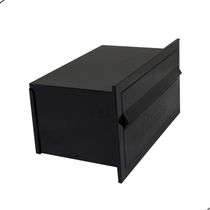 Caixa De Correios Toda Preta Com Tamanho 15,5x31,5x12cm