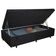 Cama Box Baú Solteiro Suede Mega Cama Preto 88x188x45cm