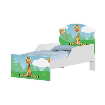 Cama Infantil Tick Girafa E Coruja Com Colchão
