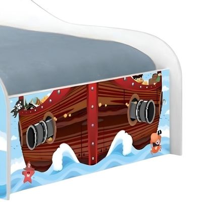 Cama Carro Barco Pirata Kids Infantil