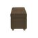 Canto Alemão Recamier Bau + Painel Madri 120cm Corino Marrom - Inova Decor