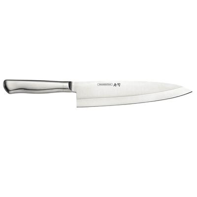 Faca Deba Tramontina Sushi Diamond Com Lâmina E Cabo Em Aço Inox 8" 24241008