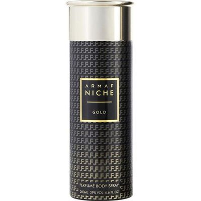 Água De Cheiro Feminino Armaf Niche Gold Spray Corporal 200 Ml
