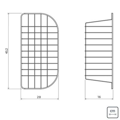 Cesto Aramado Tramontina Para Cubas De Sobrepor E Undermount Morgana 60 Fx Em Aço Inox 94528031