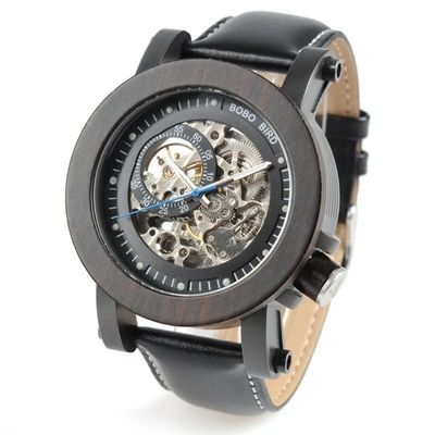 Relógio De Madeira Masculino Bobo Bird K10 Não à Prova D` água