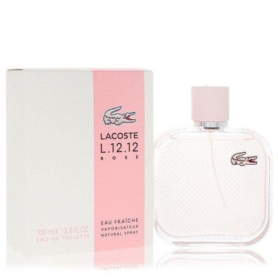 Perfume Feminino Lacoste Eau De L.12.12 Rose Fraiche Toilette 100 Ml