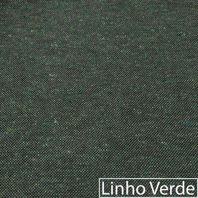 Kit Sofá 3 Lugares 180cm E Poltrona Orgânica Luxo Recepção Melina Linho - Amarena Moveis Cor Verde