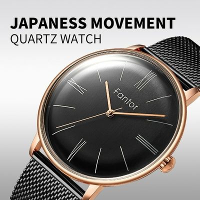 Relógio Masculino FANTOR WF1002G À Prova D'Água Preto