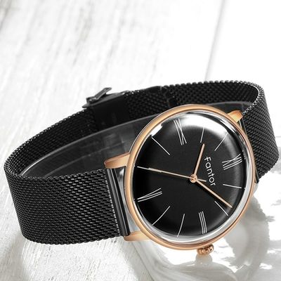 Relógio Masculino FANTOR WF1002G À Prova D'Água Preto