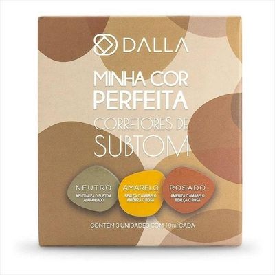 Dalla Trio De Corretivos Subtom 3un 10ml