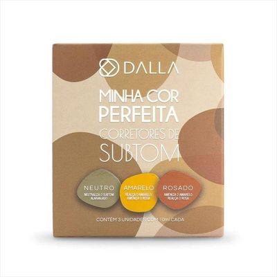 Dalla Trio De Corretivos Subtom 3un 10ml