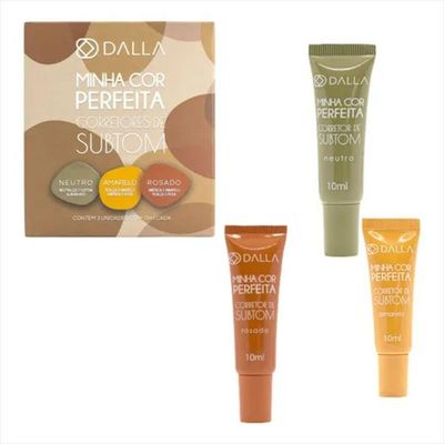 Dalla Trio De Corretivos Subtom 3un 10ml