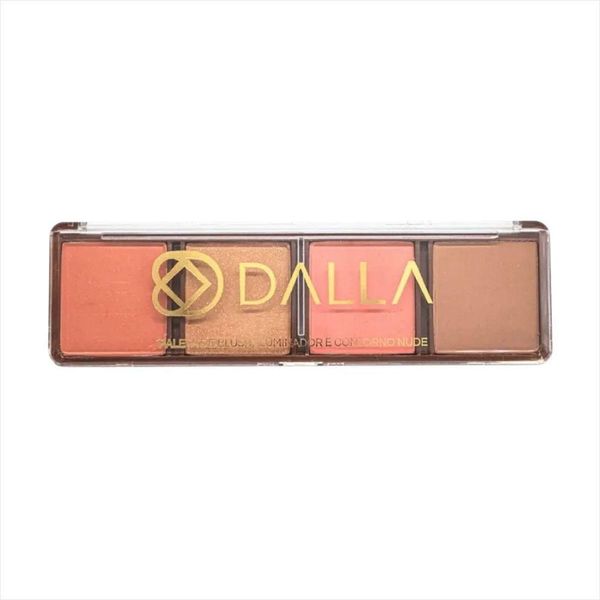 Dalla Paleta Blush Iluminador E Contorno Nude 14g
