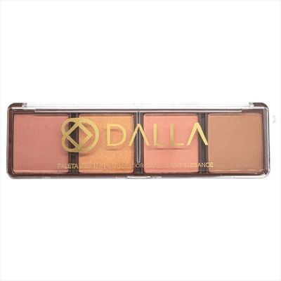 Dalla Paleta De Blush Contorno E Iluminador Elegance 14g