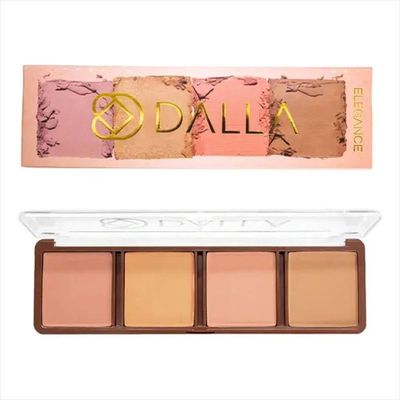 Dalla Paleta De Blush Contorno E Iluminador Elegance 14g