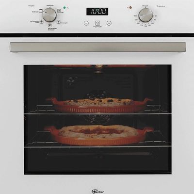 Forno Elétrico De Embutir Fischer Infinity Touch 82 Litros Branco Com Air Fryer 220V 28607(75727)